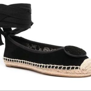 Brand new Tory Burch Minnie lace-up espadrilles
